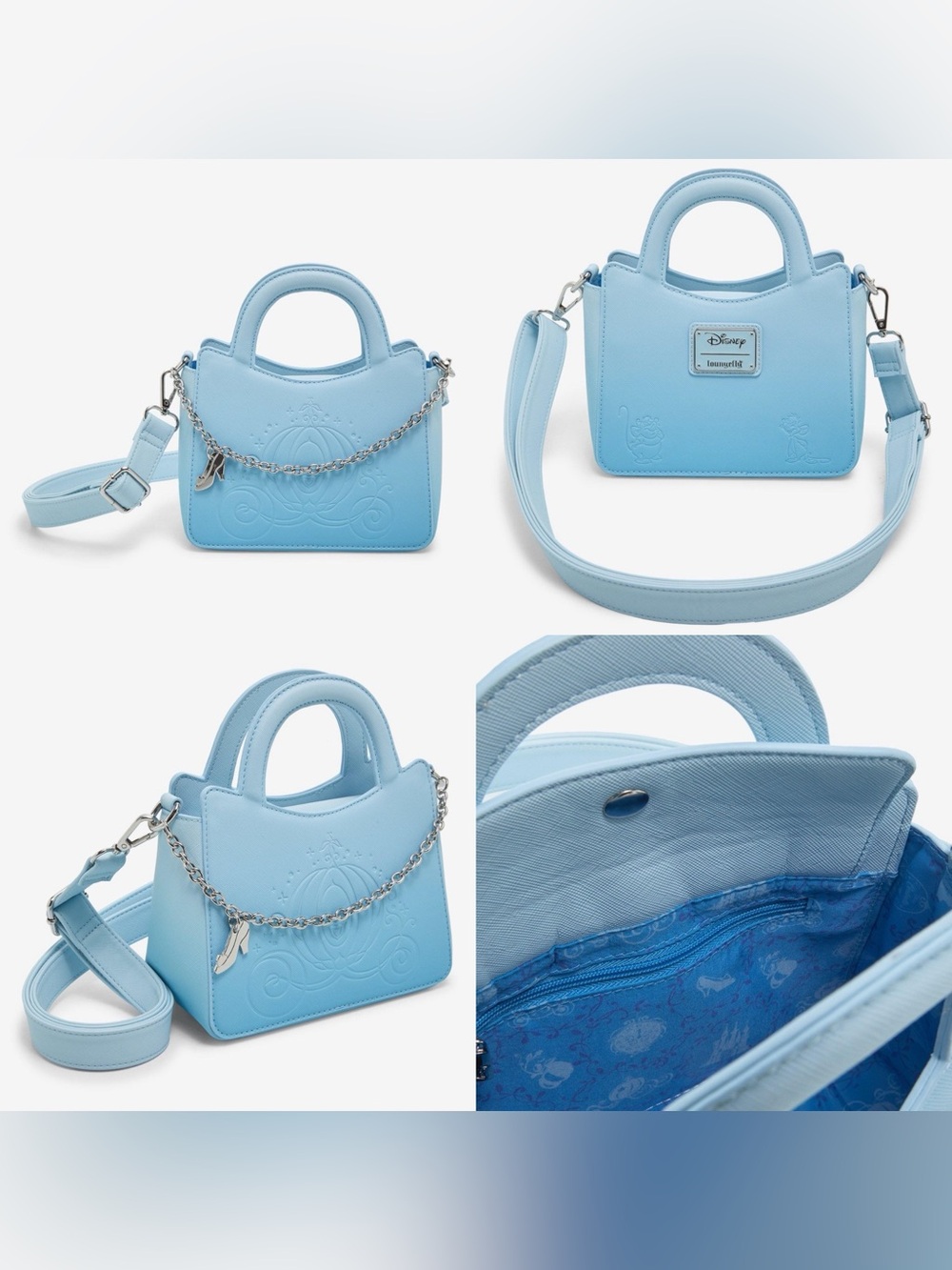 NWOT Loungefly Disney Cinderella Carriage
Ombre Crossbody Bag